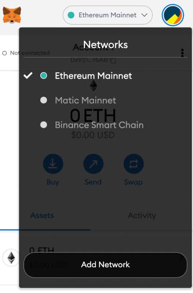 rinkeby in metamask doesnt charge